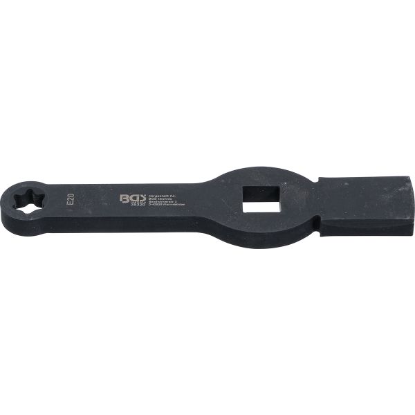 Slogging Ring Spanner | E-Type (for Torx) | with 2 Striking Faces | E20