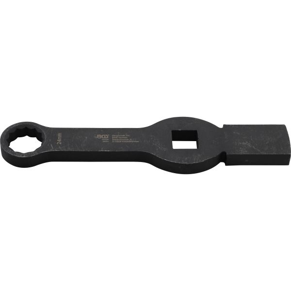 Slogging Ring Spanner | 12-point | with 2 Striking Faces | 24 mm