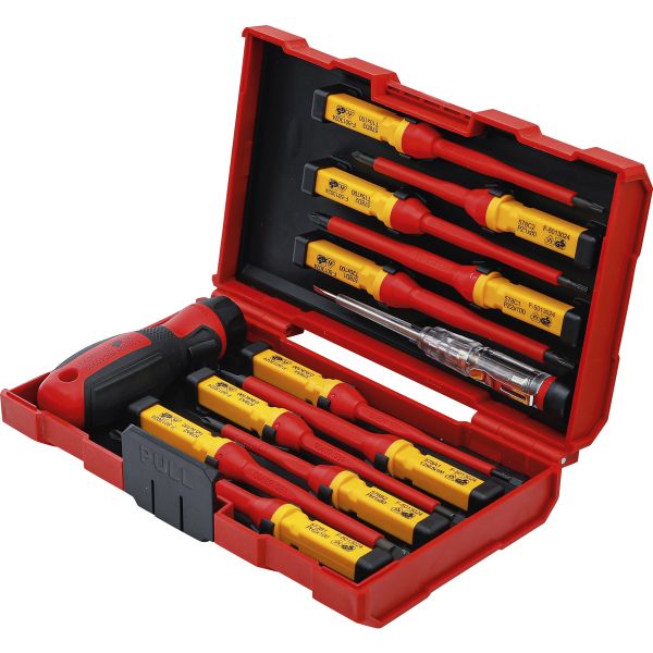 VDE Screwdriver Set | with Interchangeable Blades | 13 pcs.