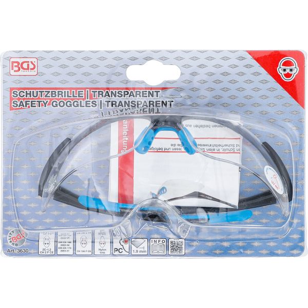 Safety Glasses | not tinted (clear)