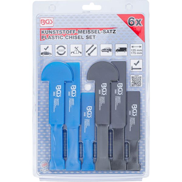 Plastic Chisel Set 6 pcs.