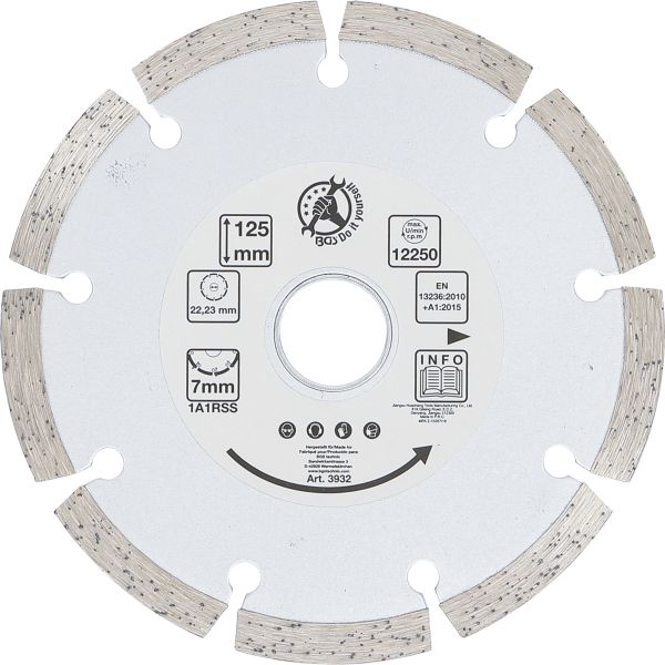 Segment Cutting Disc | Ø 125 mm