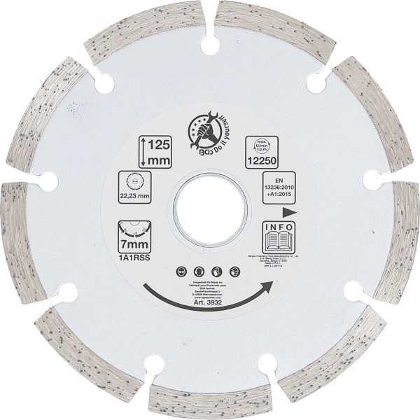 Disco de corte segmentado | Ø 125 mm