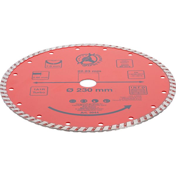 Turbo Cutting Disc | Ø 230 mm