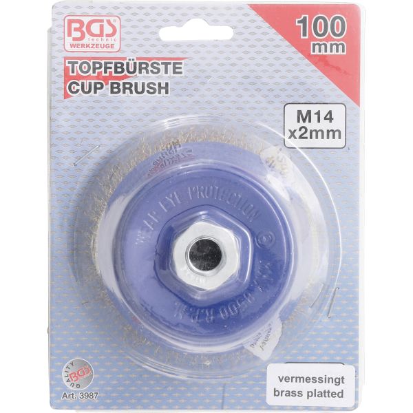 Wire Cup Brush | M14 x 2.0 mm Drive | Ø 100 x 67 mm