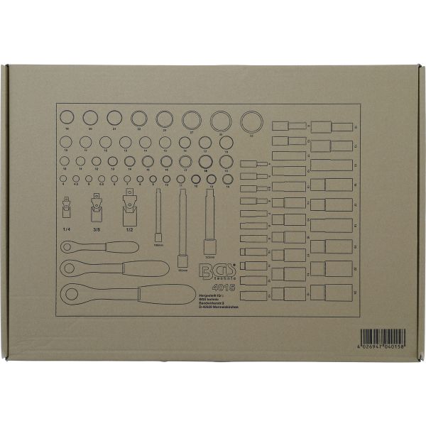 Tool Tray 3/3: Socket Set | 80 pcs.