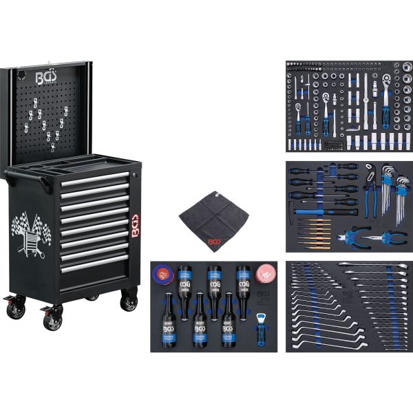 Workshop Trolley | 8 Drawers | with 263 Tools