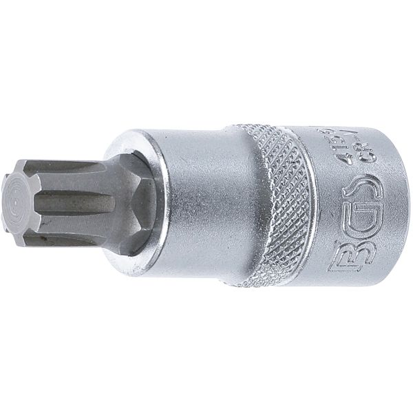 Bit Socket | 12.5 mm (1/2") Drive |Spline (for Ribe) M12