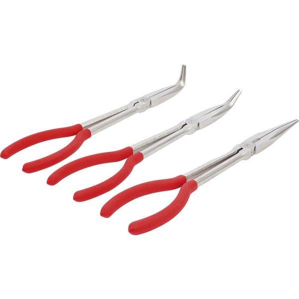 Long Nose Pliers Set | straight / bent | 260 - 285 mm | 3 pcs.