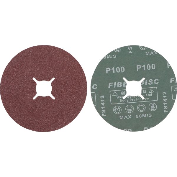 Sanding Pads Set | Grain Size 100 | Aluminium Oxide | 10 pcs.