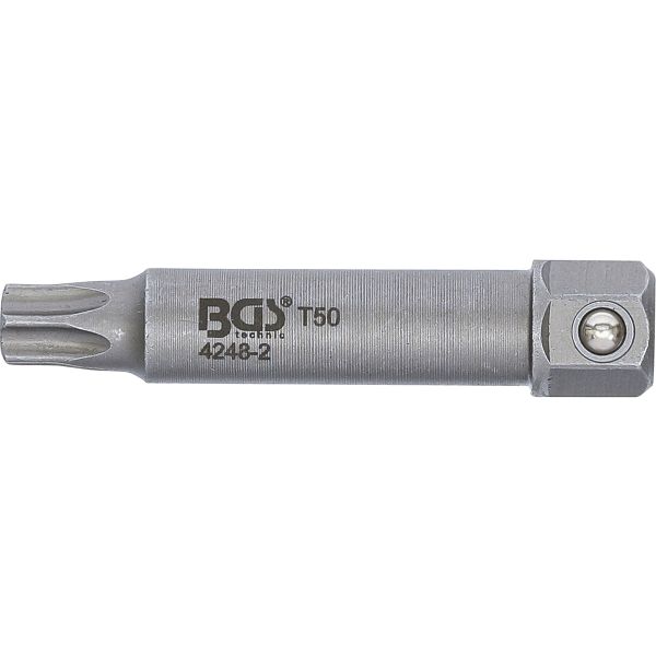 Special Bit for Dismantling Belt Wheels on Alternators | T-Star (for Torx) M50 x 64 mm