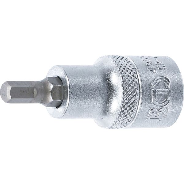 Bit Socket | 12.5 mm (1/2") | internal Hexagon 6 mm