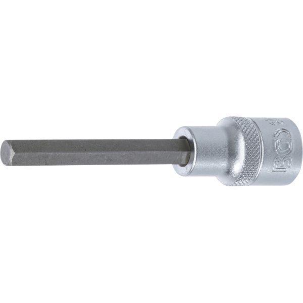 Bit Socket | length 100 mm | 12.5 mm (1/2") Drive | internal Hexagon 8 mm