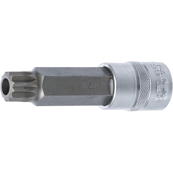 Bit Socket | length 100 mm | 12.5 mm (1/2") Drive | Spline tamperproof (for XZN) M18