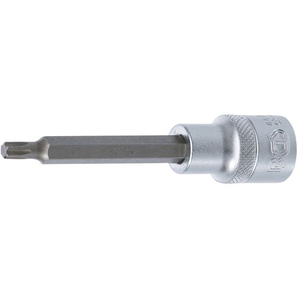 Bit Socket | length 100 mm | 12.5 mm (1/2") Drive | T-Star (for Torx) T30