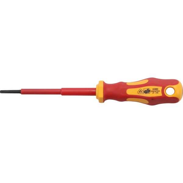 VDE Screwdriver | Slot SL 3 mm | Blade Length 75 mm