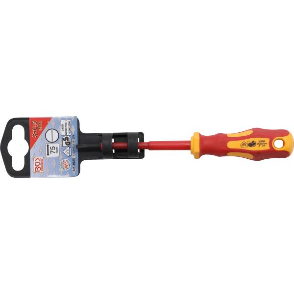 VDE Screwdriver | Slot SL 3 mm | Blade Length 75 mm