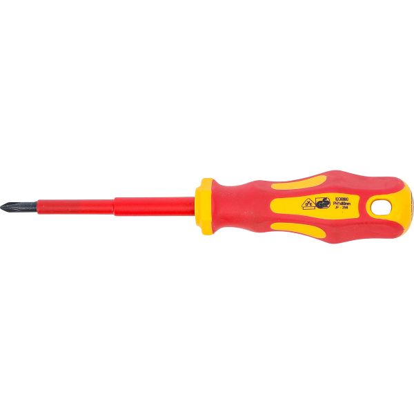 VDE Screwdriver | Cross Slot PH1 | Blade Length 80 mm