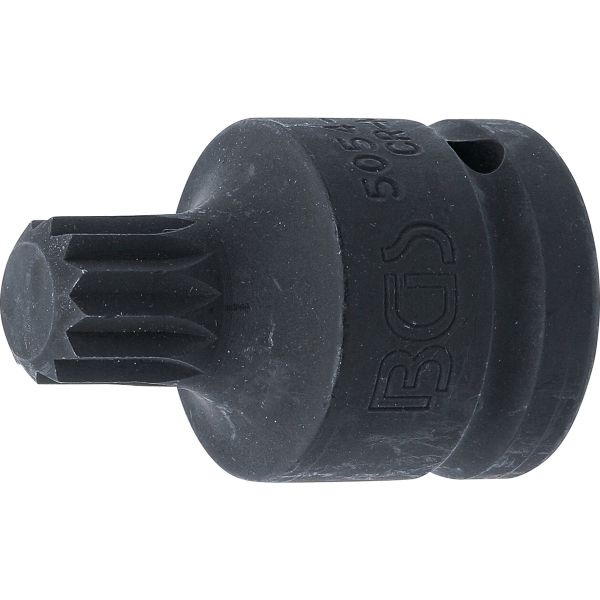 Impact Bit Socket | length 55 mm | 20 mm (3/4") Drive | Spline (for XZN) M18