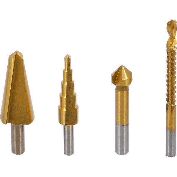 Multi-Drill-Set | HSS-G | titanium coated | 4 pcs.