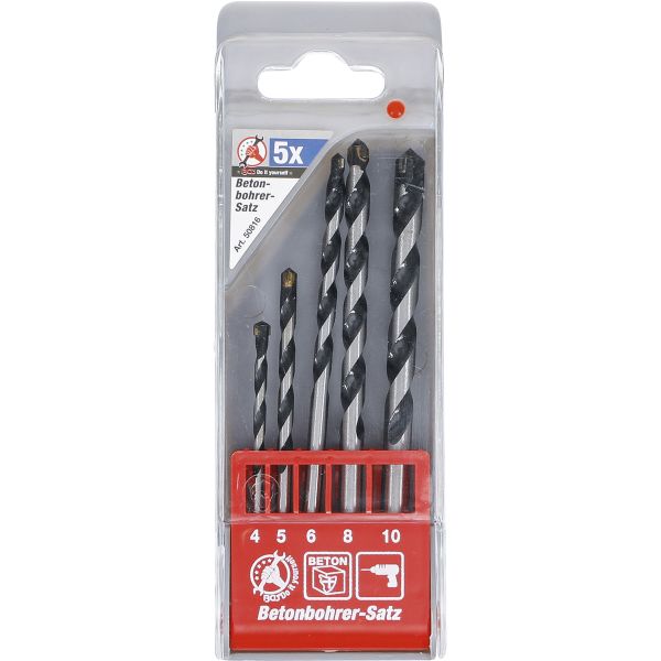 Concrete Drill Set | 4 - 10 mm | 5 pcs.