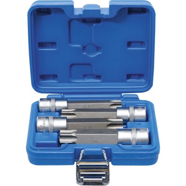 Bit Socket Set | 12.5 mm (1/2") Drive | T-Star tamperproof (for Torx) | 4 pcs.