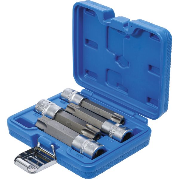 Bit Socket Set | 12.5 mm (1/2") Drive | T-Star tamperproof (for Torx) | 4 pcs.