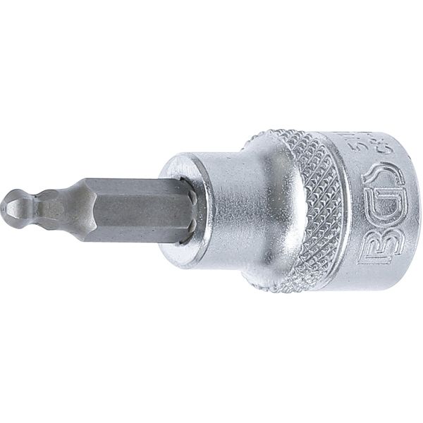 Bit Socket | 10 mm (3/8") | internal Hexagon with Ball Head 4 mm