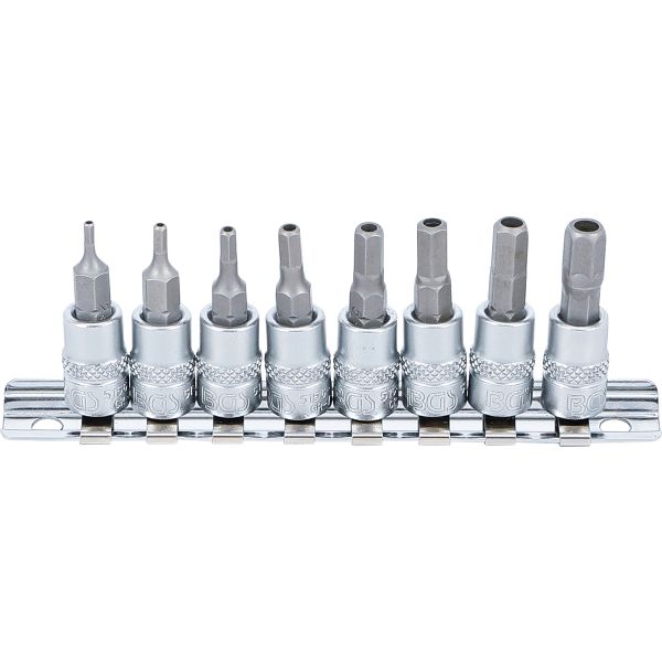 Bit Socket Set | 6.3 mm (1/4") Drive | Internal Hexagon Tamperproof 2 - 7 mm | 8 pcs.