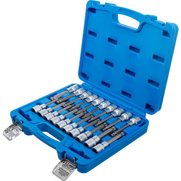 Bit Socket Set | 12.5 mm (1/2") Drive | Internal Hexagon, T-Star (for Torx), Spline (for XZN) with Ball Head | 20 pcs.