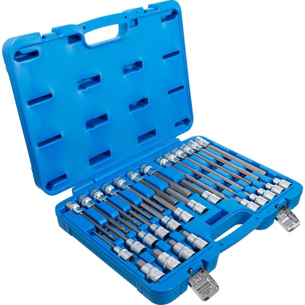 Bit Socket Set | 12.5 mm (1/2") Drive | internal Hexagon | 30 pcs.