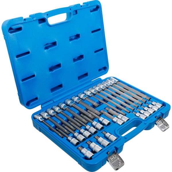 Bit Socket Set | 12.5 mm (1/2") Drive | Spline (for RIBE) | 32 pcs.