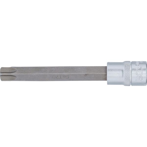 Punta de vaso | longitud 140 mm | entrada 12,5 mm (1/2") | perfil en T (para Torx) T70