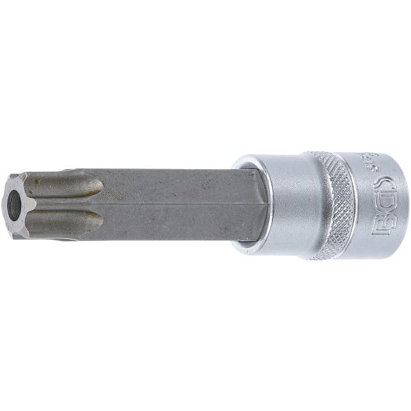 Bit Socket | length 100 mm | 12.5 mm (1/2") Drive | T-Star tamperproof (for Torx) T80