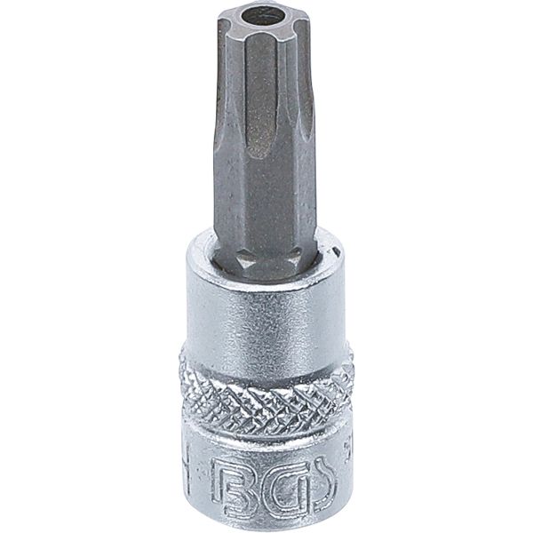 Punta de vaso | entrada 6,3 mm (1/4") | T-Star (para Torx Plus) con perforación TS40