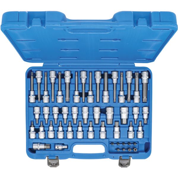 Bit Socket Set | 12.5 mm (1/2") Drive, 8 mm (5/16") Drive | 49 pcs.