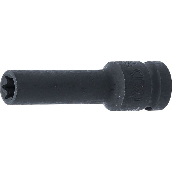 Llave de vaso de impacto E-Torx, larga | entrada 12,5 mm (1/2") | E12