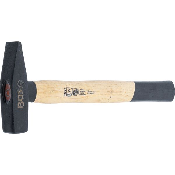 Schlosserhammer | Hickory-Stiel | DIN 1041 | 400 g