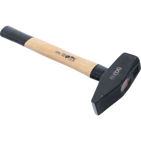 Schlosserhammer | Hickory-Stiel | DIN 1041 | 2000 g