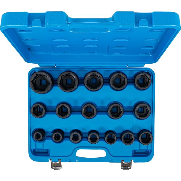 Impact Socket Set | 20 mm (3/4") Drive | 19 - 55 mm | 17 pcs.