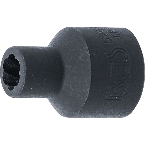 Twist Socket (Spiral Profile) / Screw Extractor | 12.5 mm (1/2") Drive | 8 mm