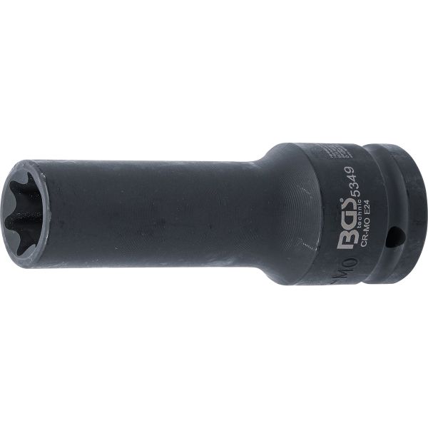 Impact Socket E-Type, deep | 20 mm (3/4") Drive | E24