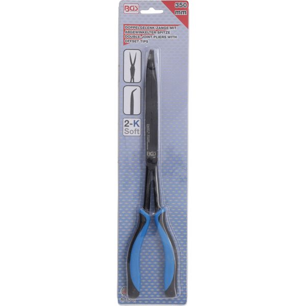 Double-Joint Pliers | offset Tips | 350 mm