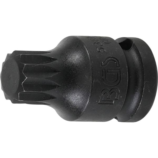 Impact Bit Socket | length 43 mm | 12.5 mm (1/2") Drive | Spline (for XZN) M16