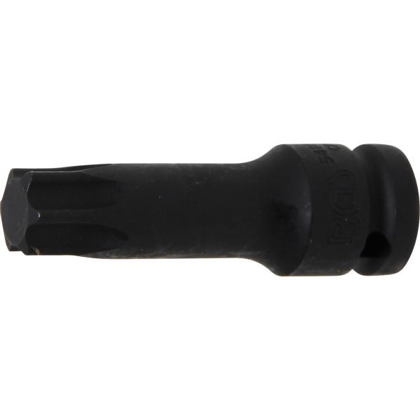 Kraft-Bit-Einsatz | Länge 75 mm | Antrieb Innenvierkant 12,5 mm (1/2") | T-Profil (für Torx) T80