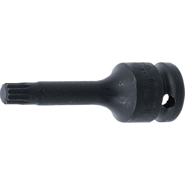 Impact Bit Socket | length 75 mm | 12.5 mm (1/2") Drive | Spline (for XZN) M9