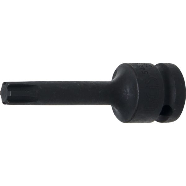 Impact Bit Socket | length 75 mm | 12.5 mm (1/2") Drive | Spline (for RIBE) M10