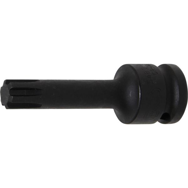 Impact Bit Socket | length 75 mm | 12.5 mm (1/2") Drive | Spline (for RIBE) M12