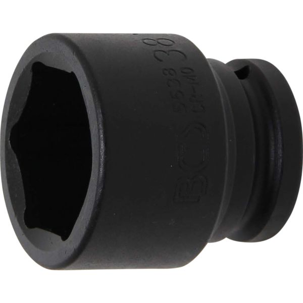 Impact Socket, Hexagon | 20 mm (3/4") Drive | 38 mm