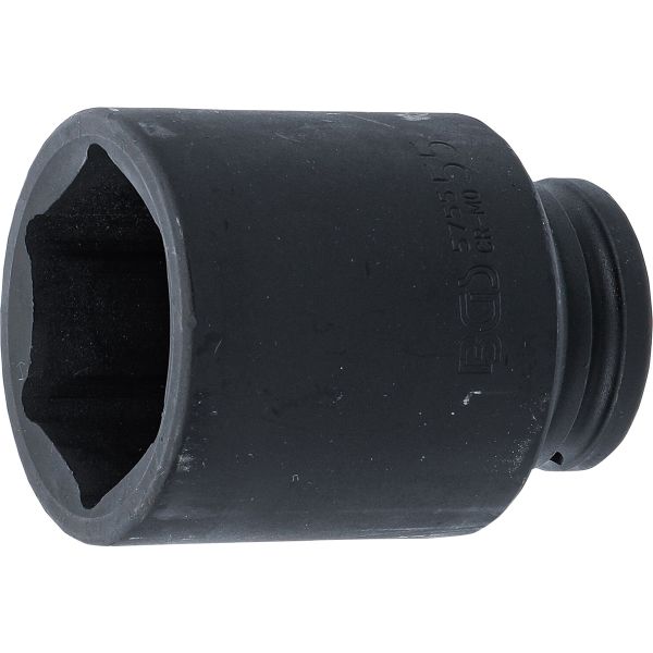 Impact Socket Hexagon, deep | 20 mm (3/4") Drive | 55 mm